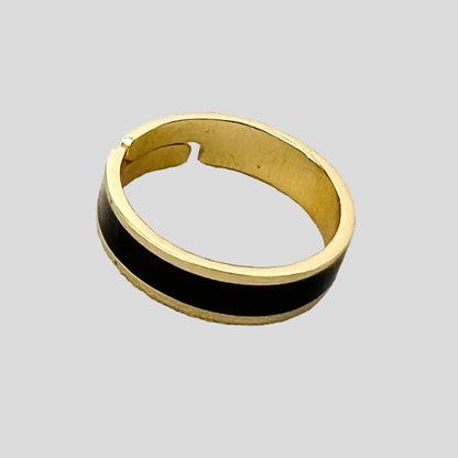 The Mini Enamel Band Ring - Francesca Bianchi Design