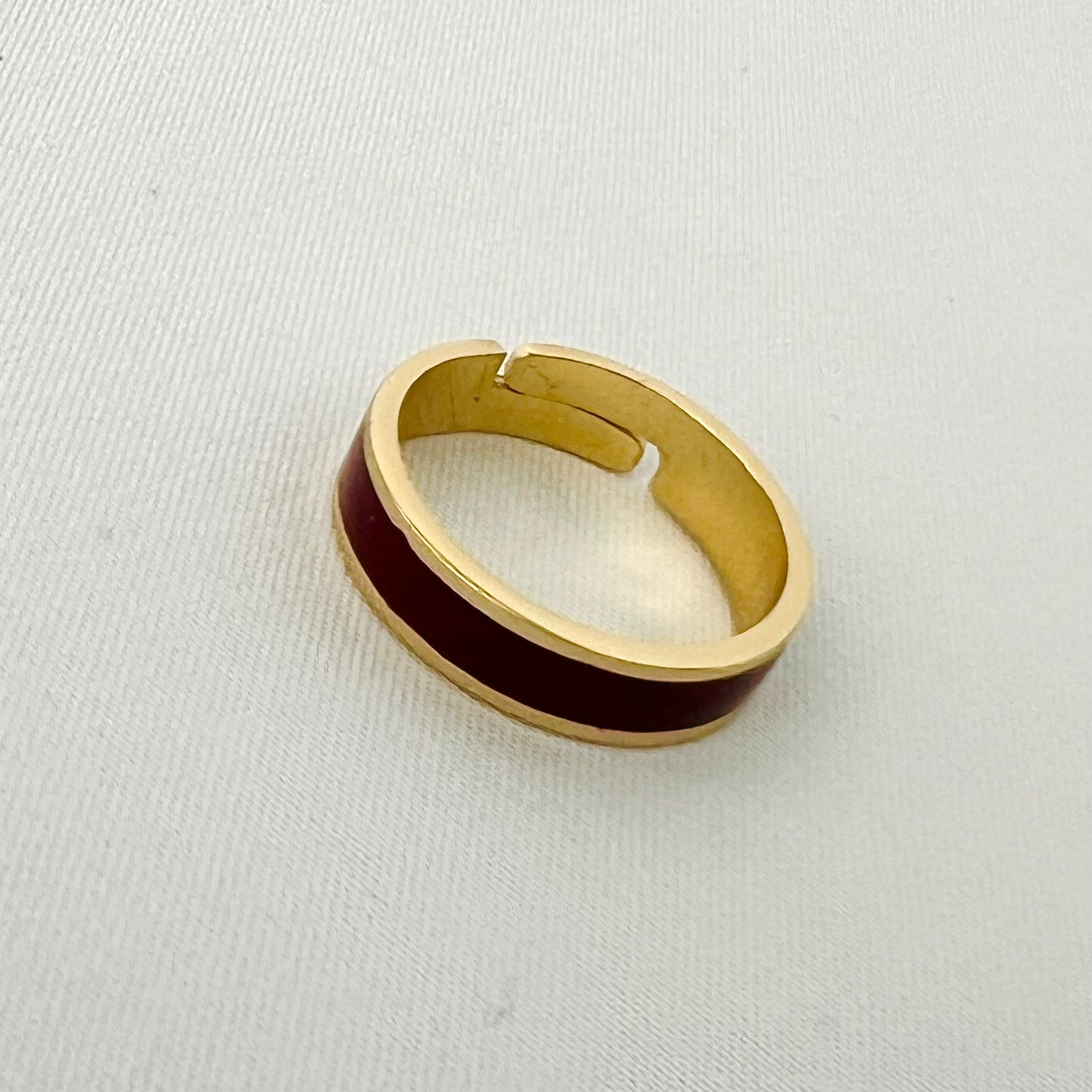 The Mini Enamel Band Ring