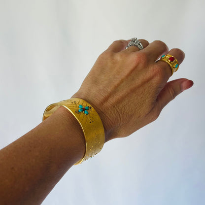 Petite Dot Cuff Bracelet - Une À Une by Rachel Guérin