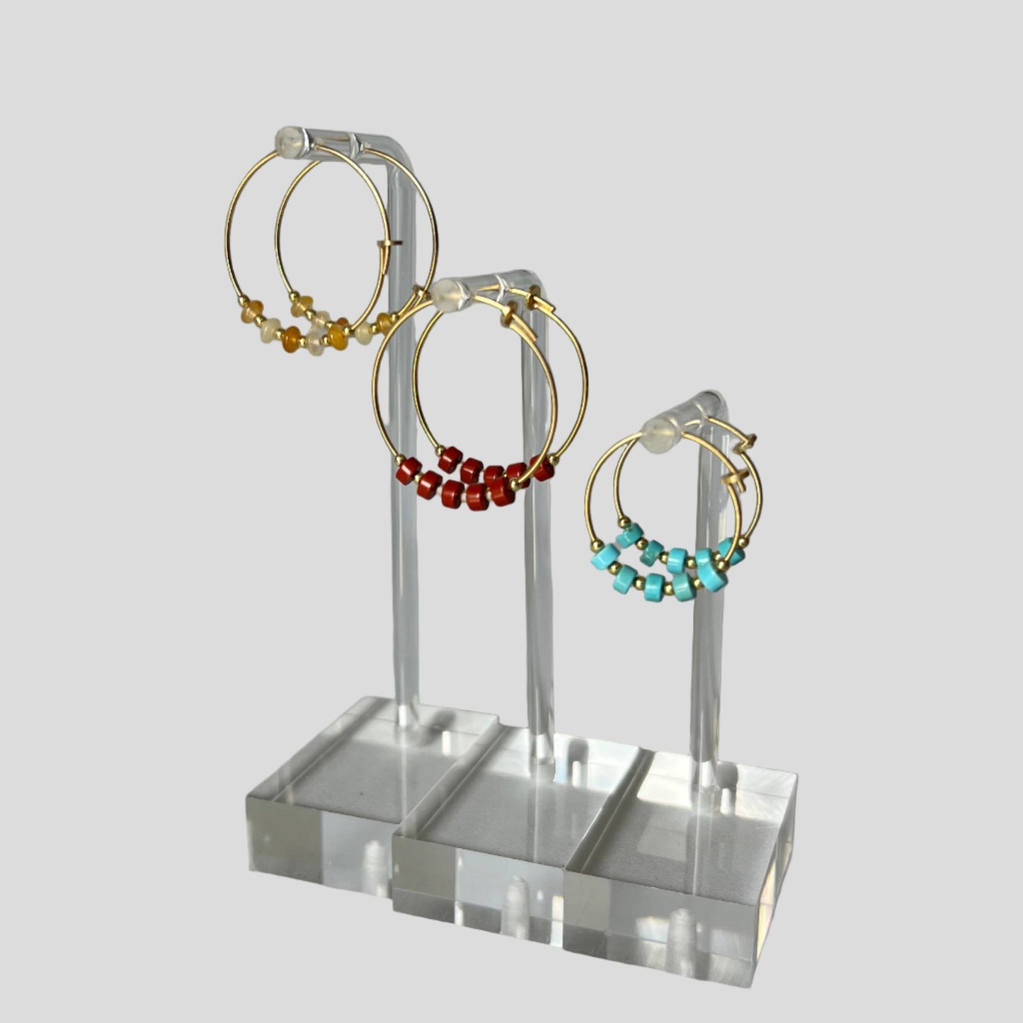 Rondello Hoop Earrings – by KreionLab, Sicily