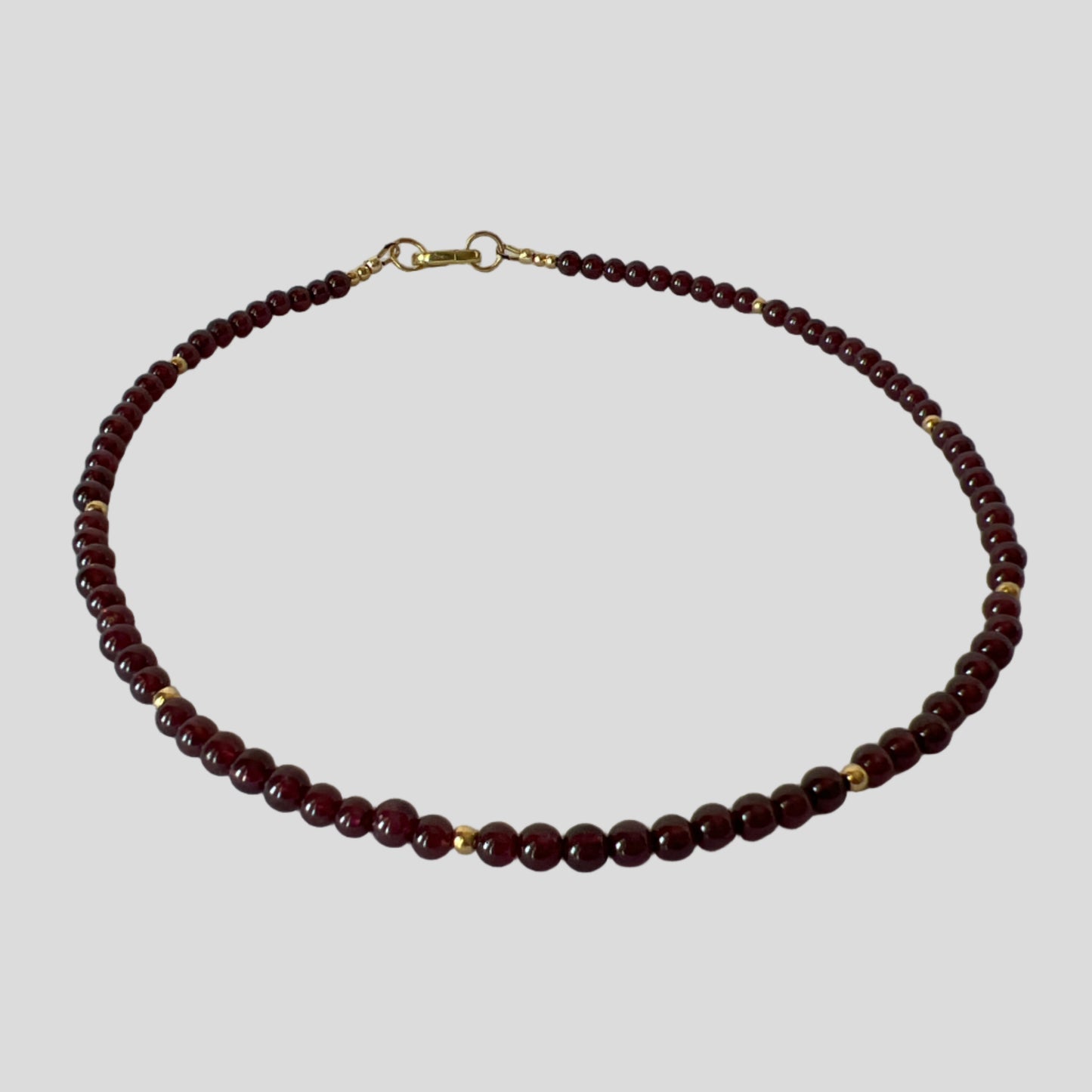 Garnet Candy Necklace