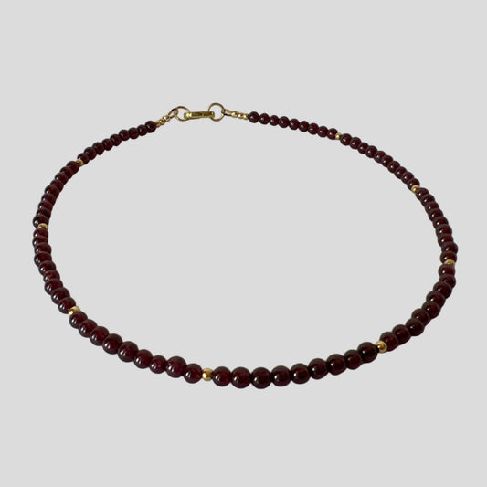 Garnet Candy Necklace