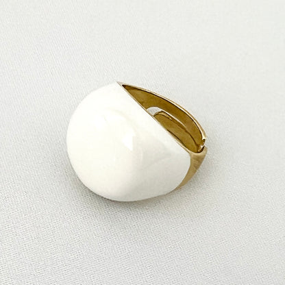The Enamel Dome Ring - Francesca Bianchi Design