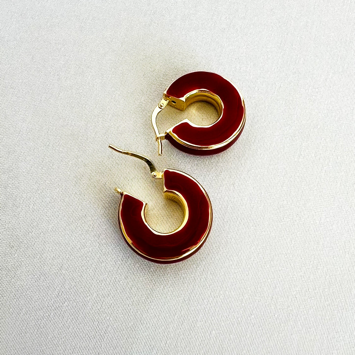 Mini Puffy Huggie Earrings