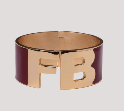 The Only Yours Bangle – Custom Enamel Initial Bracelet