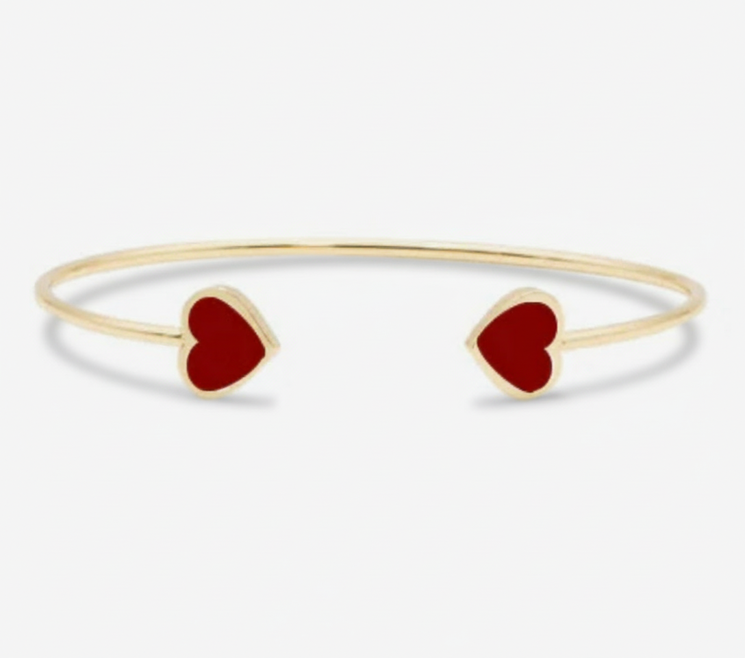 The Wire Heart Cuff - Francesca Bianchi Design