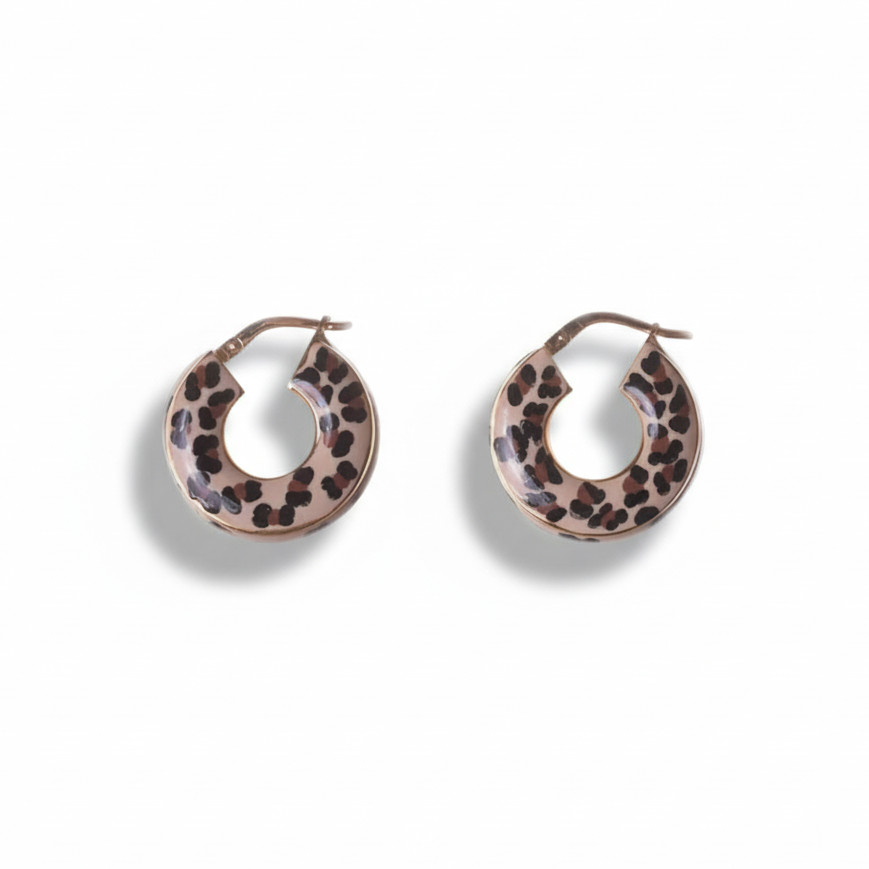 Mini Puffy Huggie Earrings - Francesca Bianchi Design