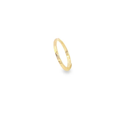 Organic Flow Gold Band Ring