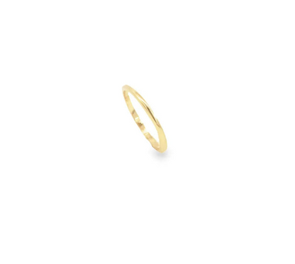 Organic Flow Gold Band Ring