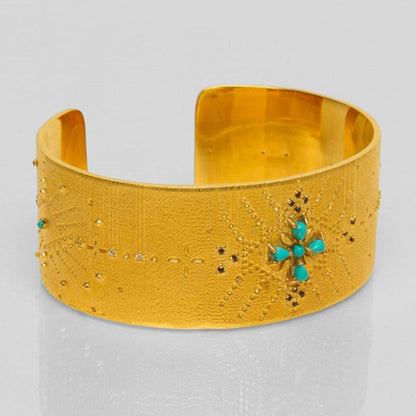 Petite Dot Cuff Bracelet - Une À Une by Rachel Guérin
